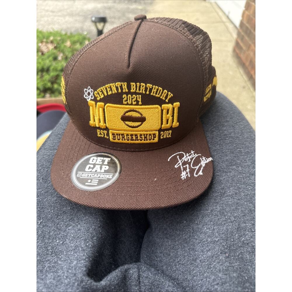 Baseball Cap Brown Embroidery Acrylic Dad Hats for Men & Women 1 Size